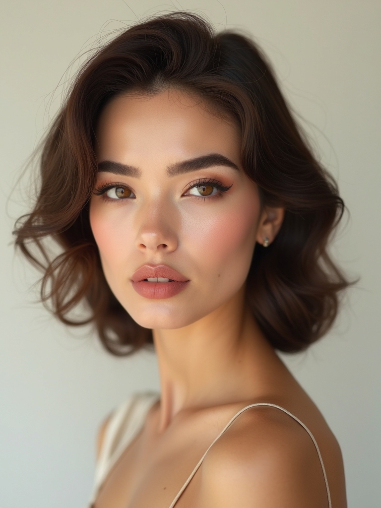 feathered lifted tinted natural brows