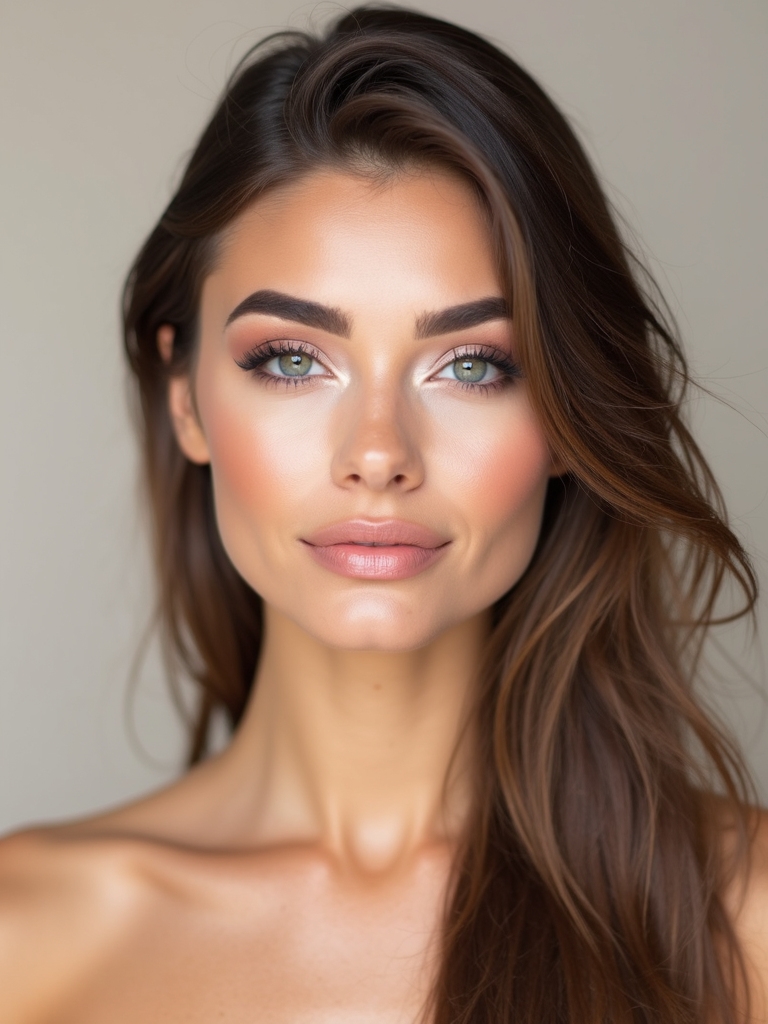 feathered natural brow shaping
