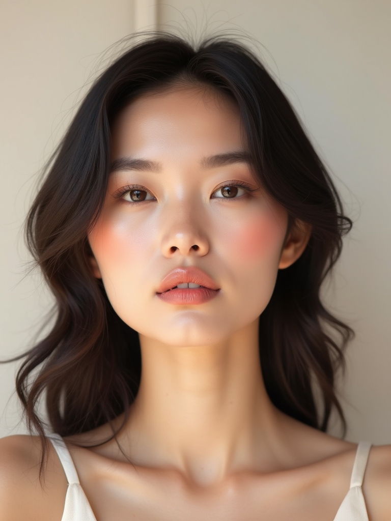 feathered pastel cheek gradient