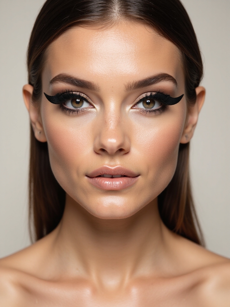 floating outline negative space liner