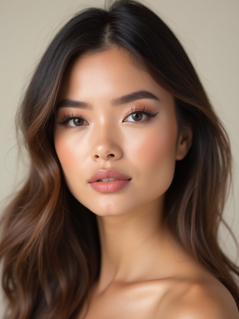 fluttery tapered outer corner lift