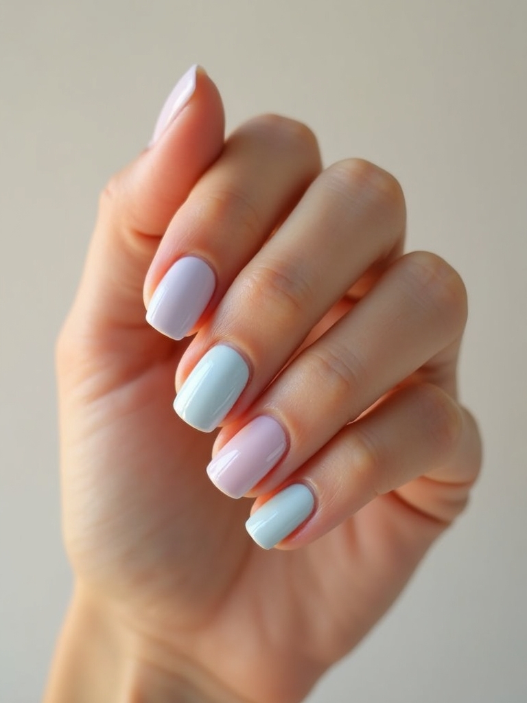 fresh floral spring nails