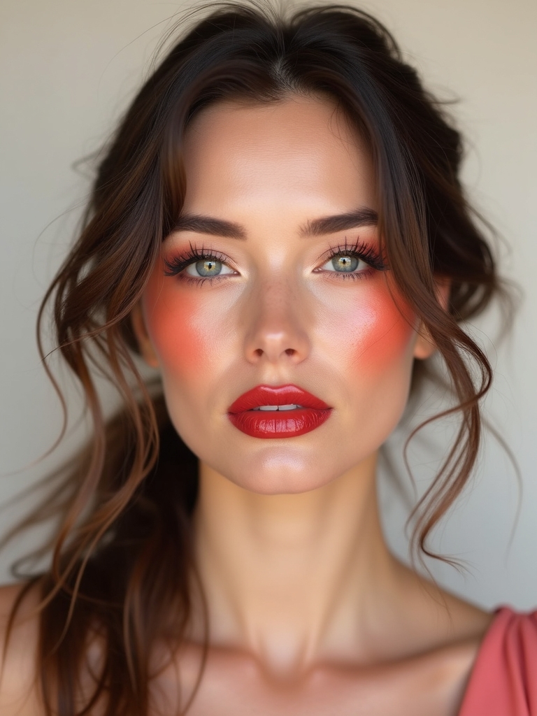 fresh strawberry inspired makeup looks