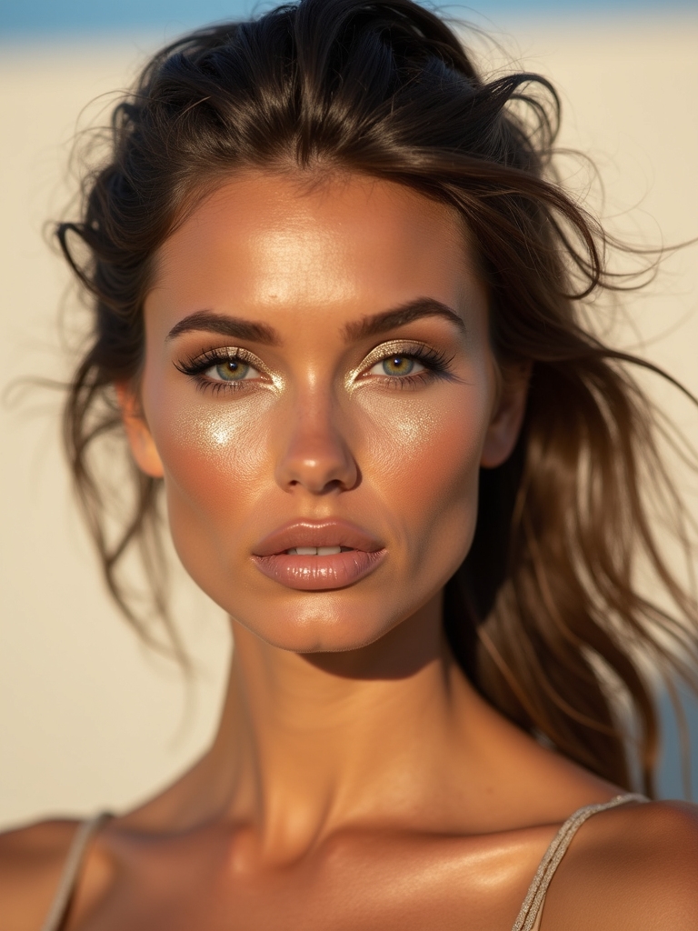 gilded champagne to molten glow