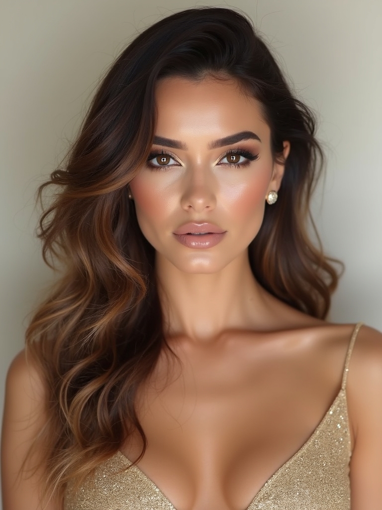 gilded glitter cut crease