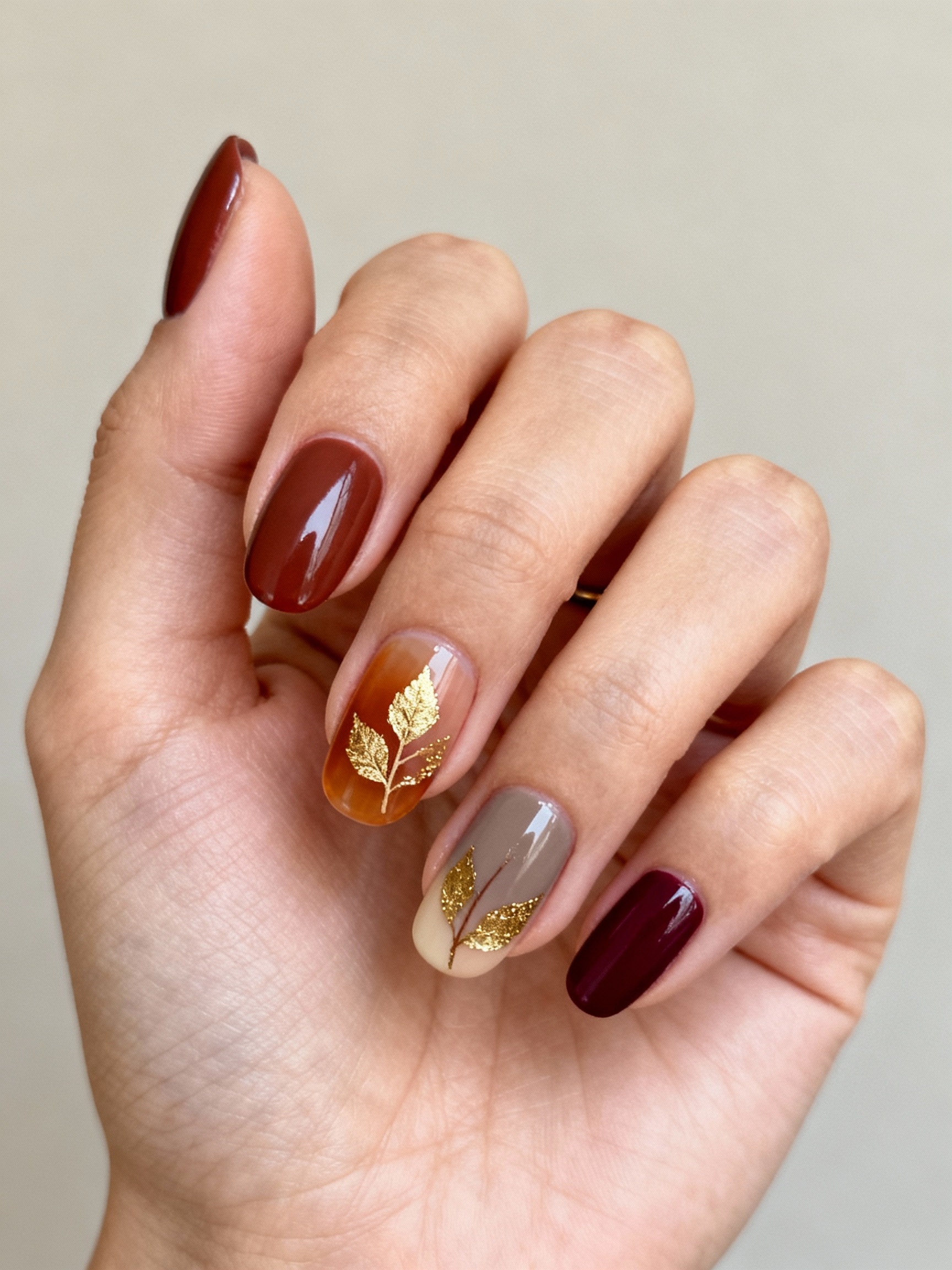 gilded gold foil accents