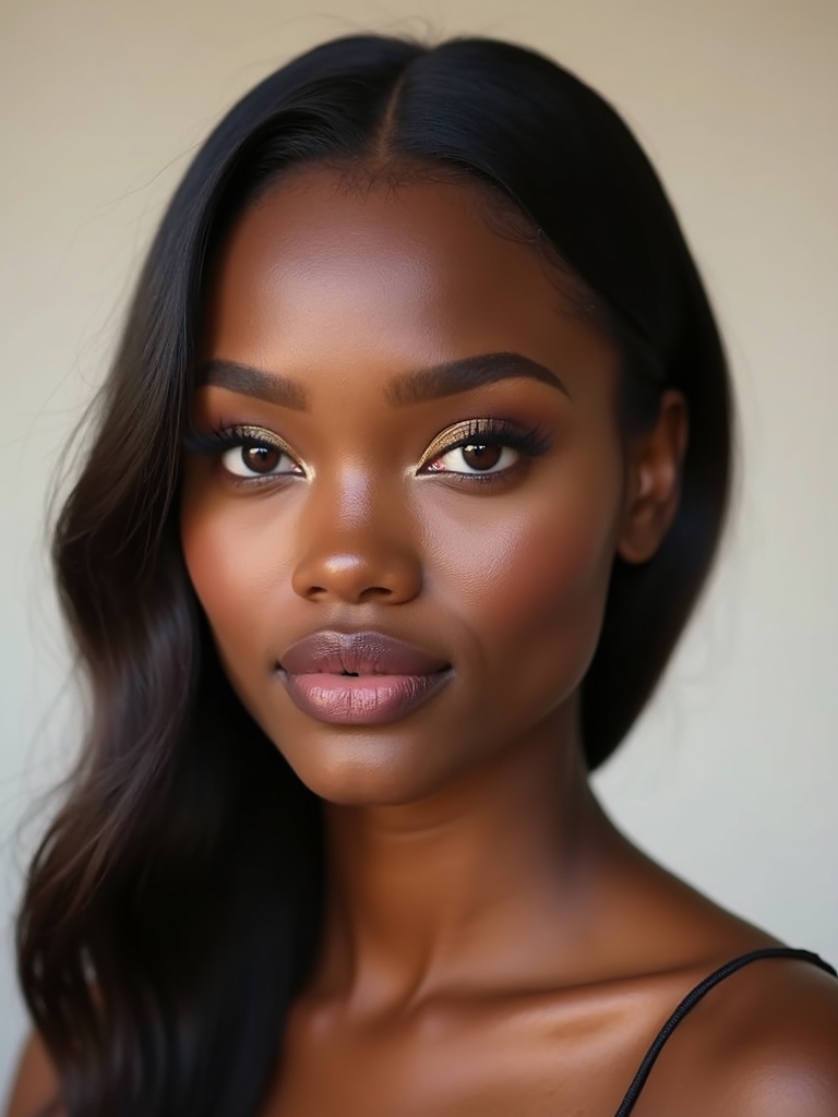 gilded inner corner plum lip