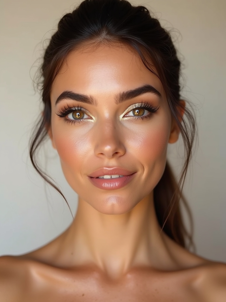 gilded tear duct shimmer technique