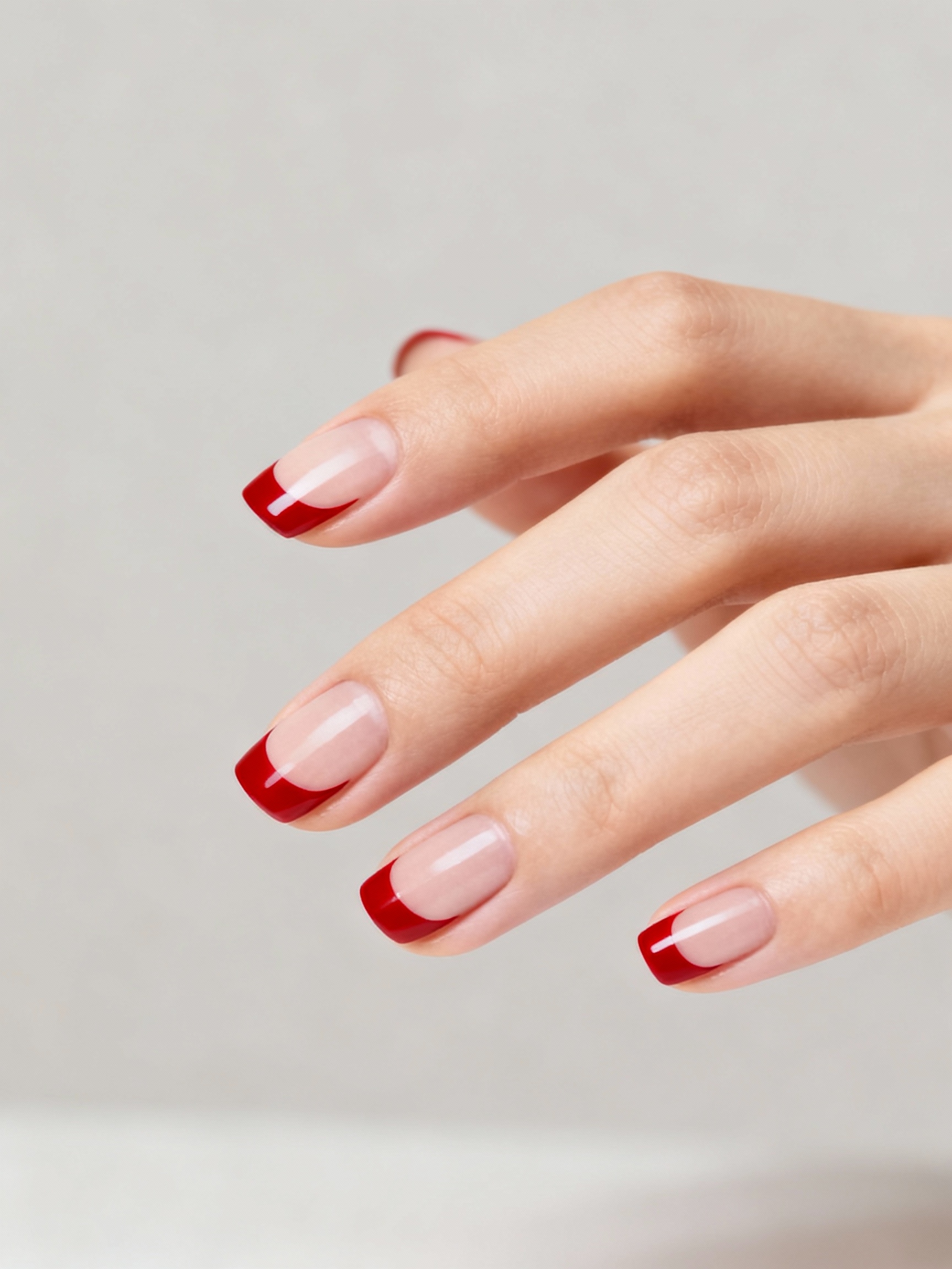 glossy classic crimson french