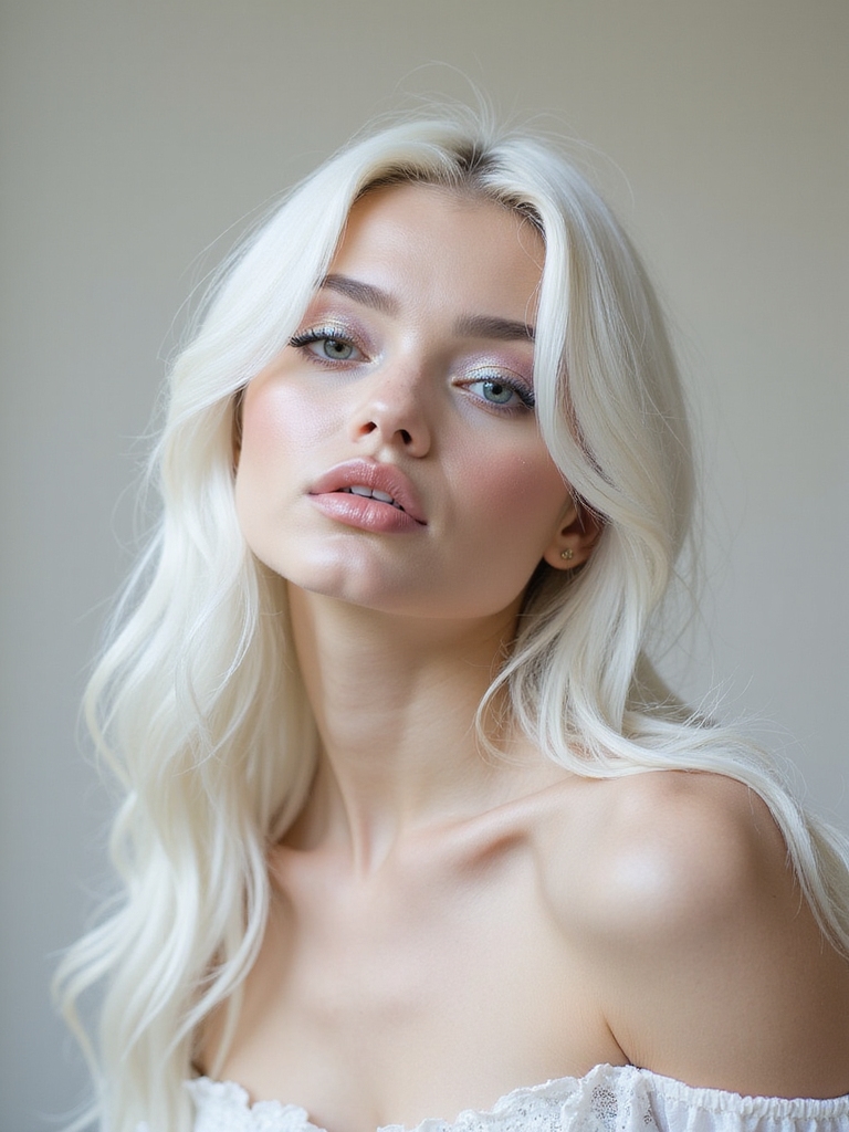 glossy ethereal runway ready ghost