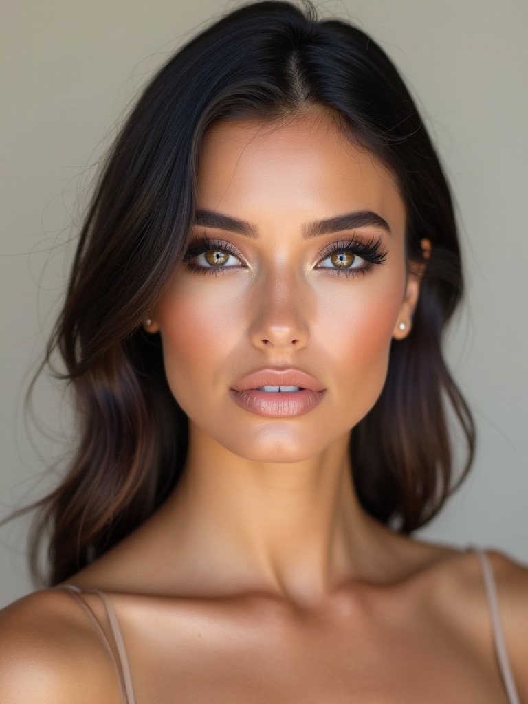 glossy lids tightlined lashes