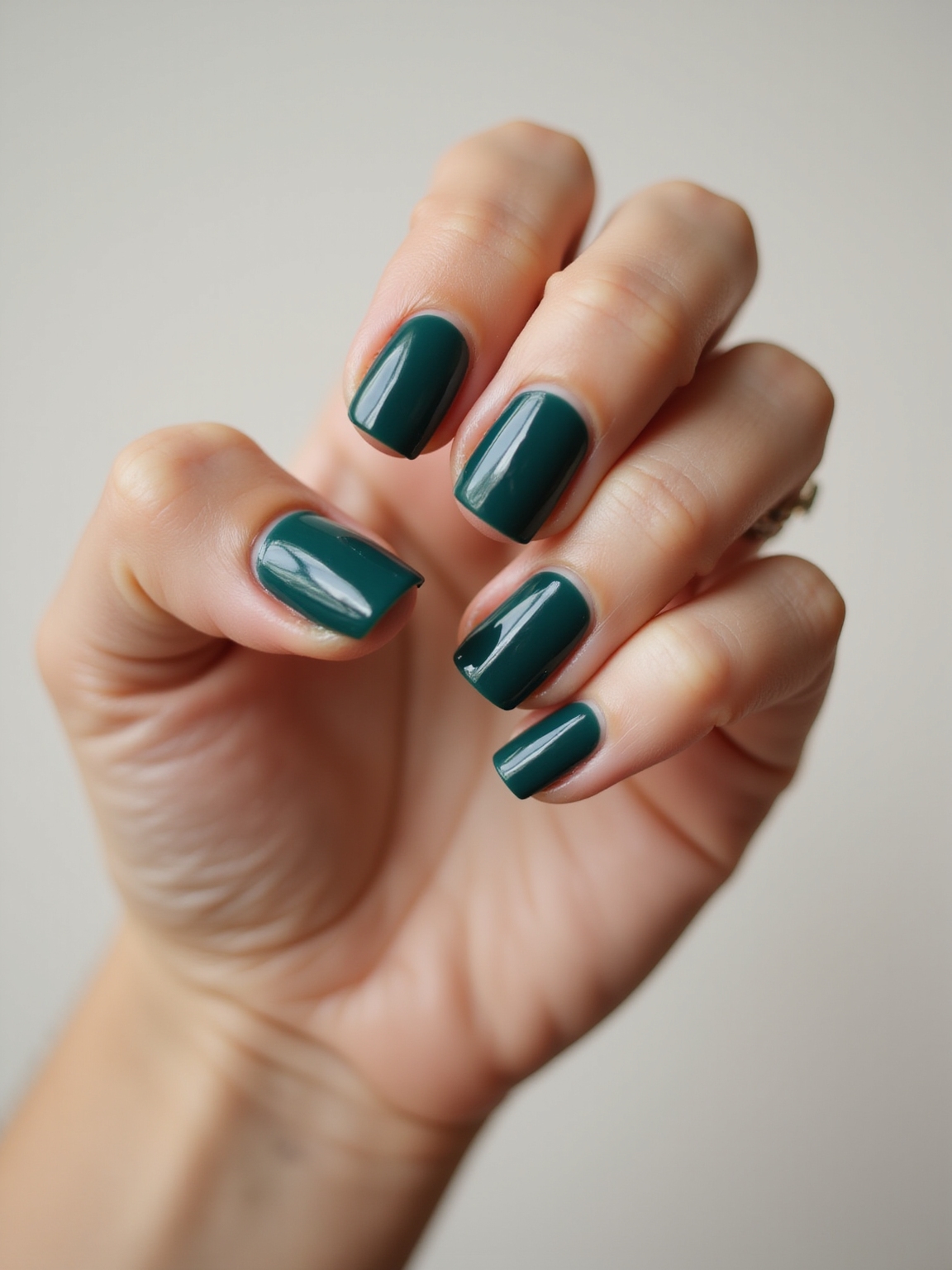glossy mossy forest green