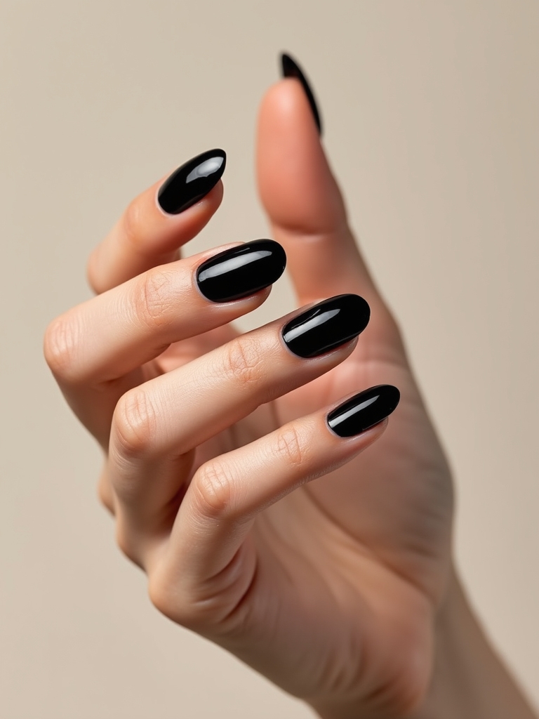 glossy obsidian mirror shine