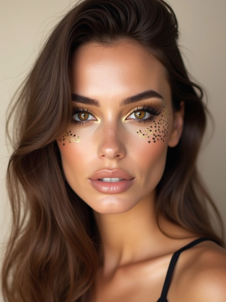 golden bronze leopard smokey