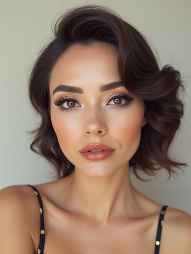 graphic floating crease liner