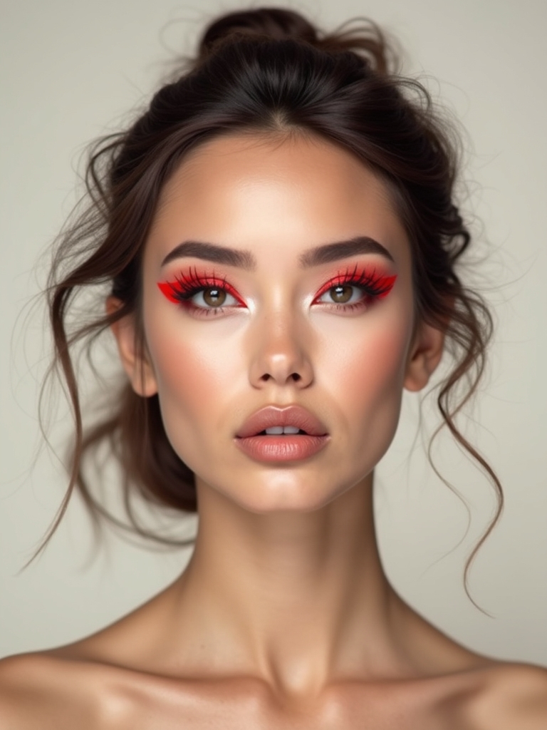 graphic red winged drama