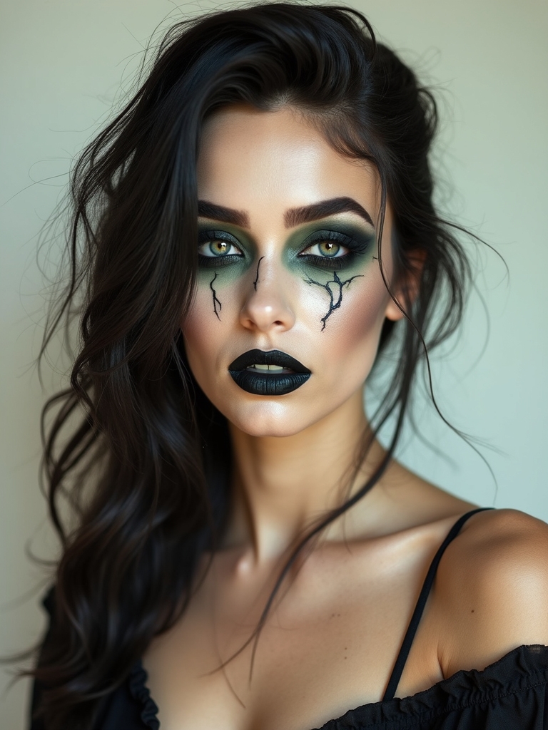 grungy undead grunge makeup