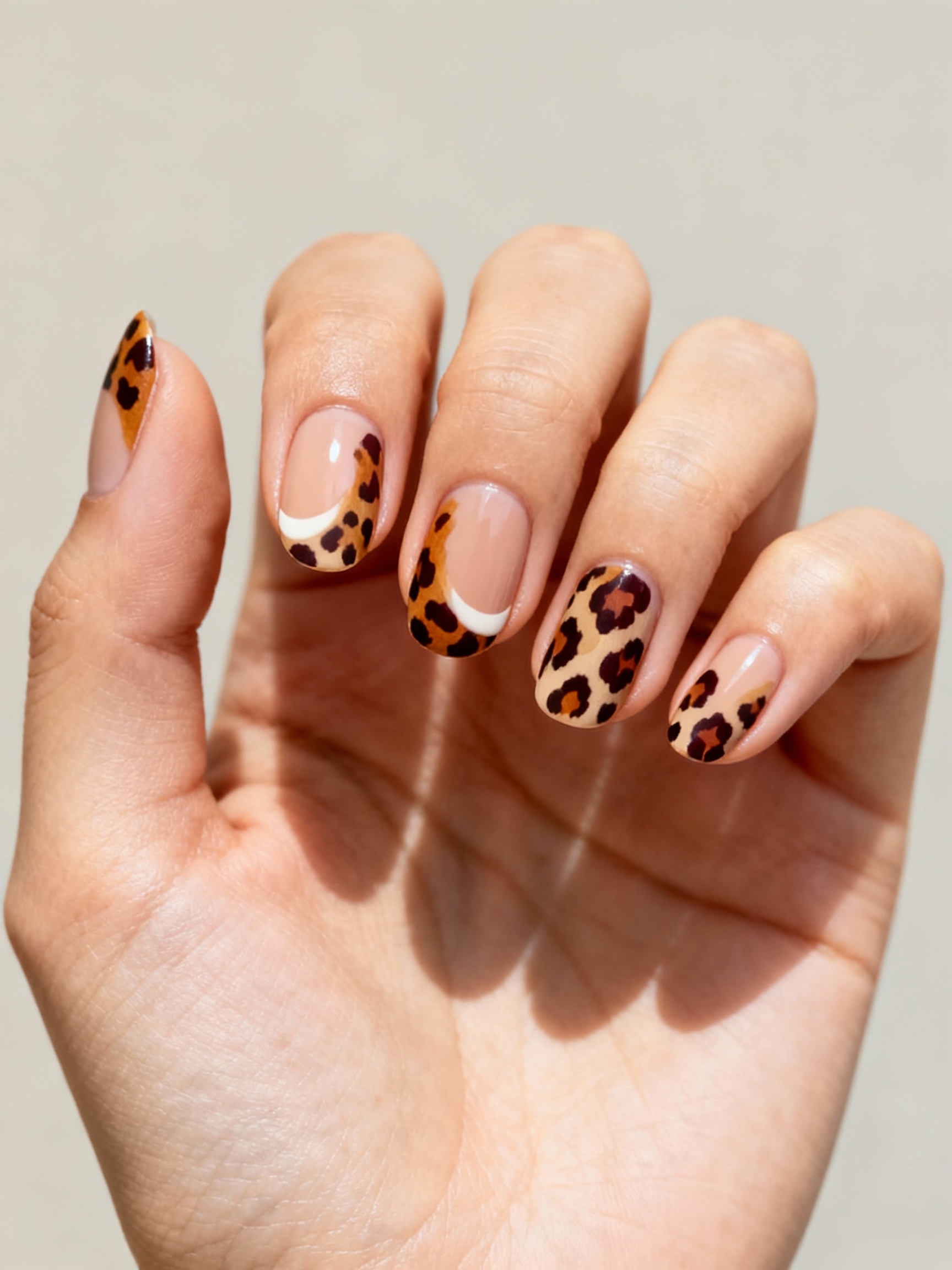 half moon leopard cuticle artistry