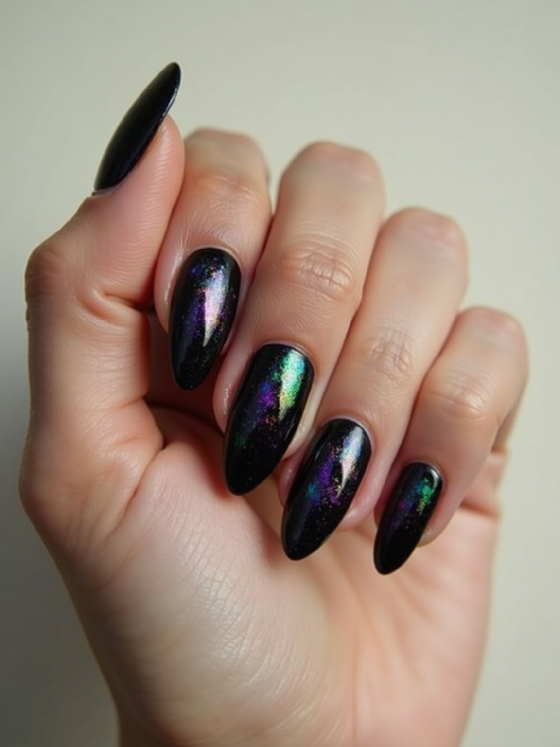 holographic magnetic black cat eyes