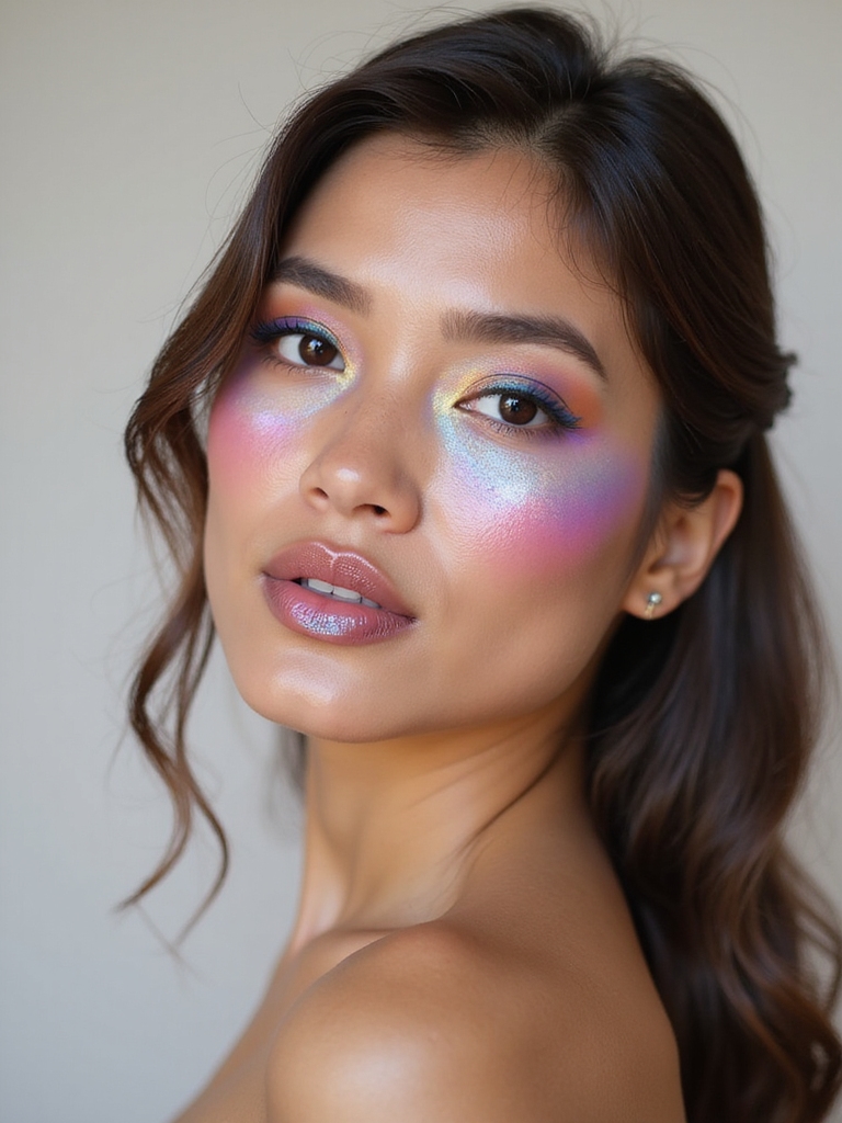 holographic prismatic ethereal glow