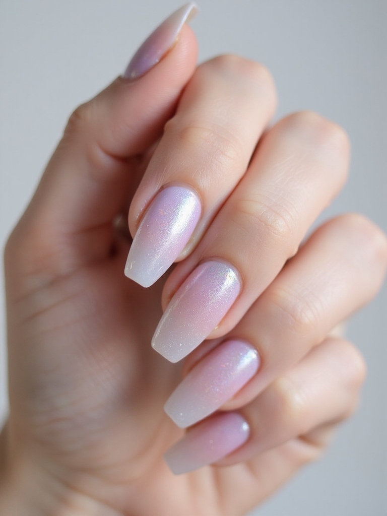 holographic sheer gradient shimmer