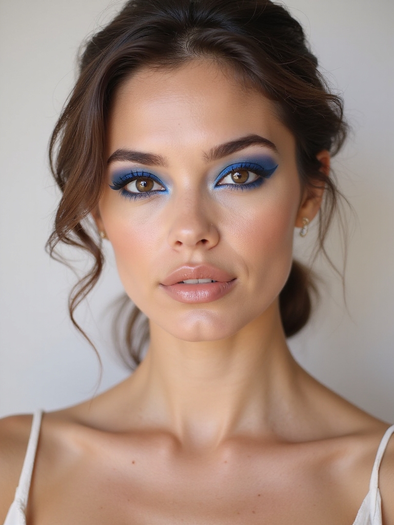 indigo smudged lived in liner