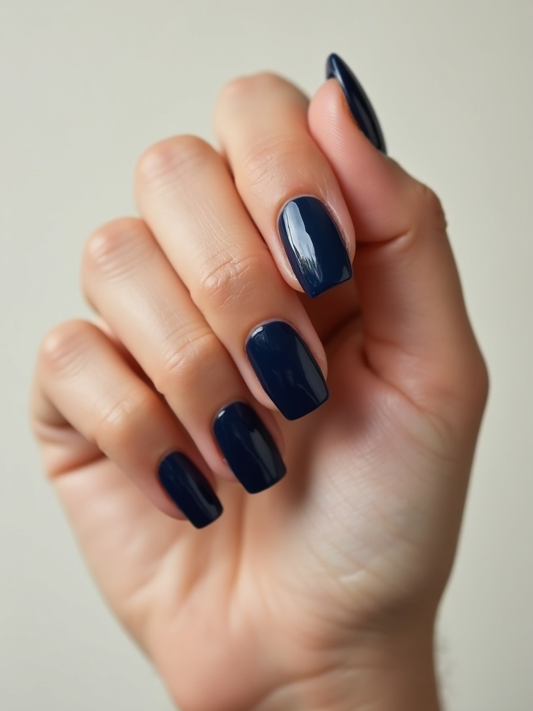 inky glossy short squares