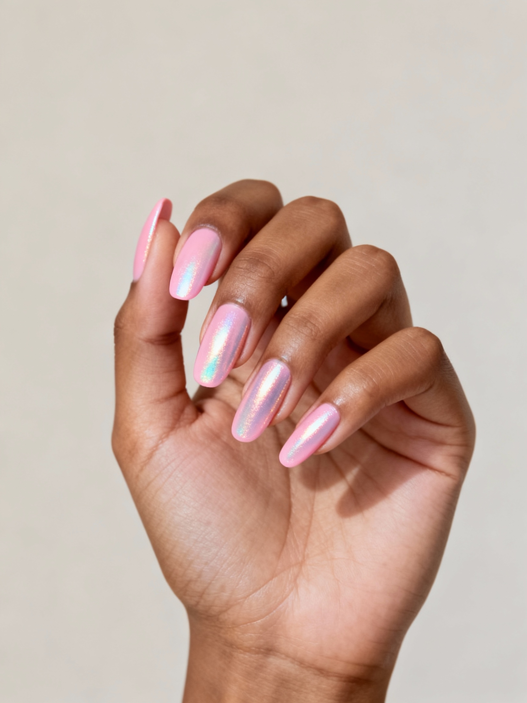 iridescent bubblegum chrome finish