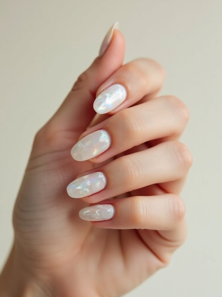 iridescent soft neutral veins