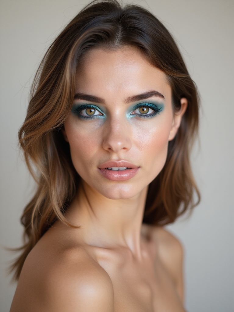 jewel toned blended smoky eyes