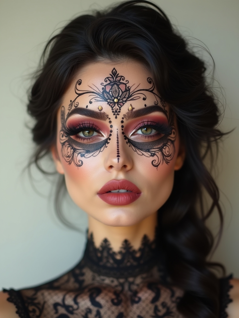 lace filigree smoky eyes