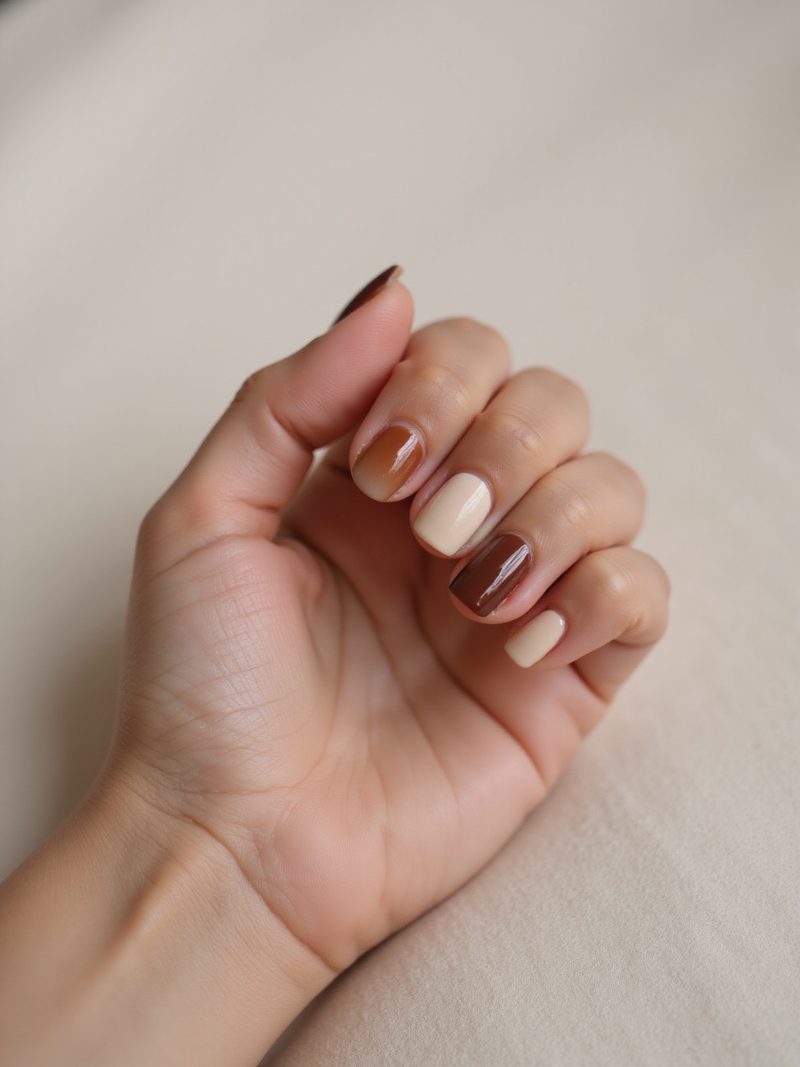 latte ombre creamy chocolate fade
