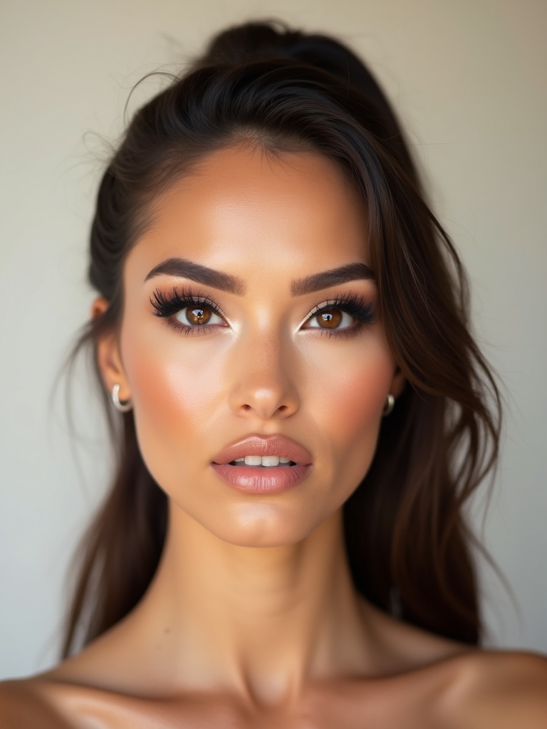 layered wet look crystal radiance