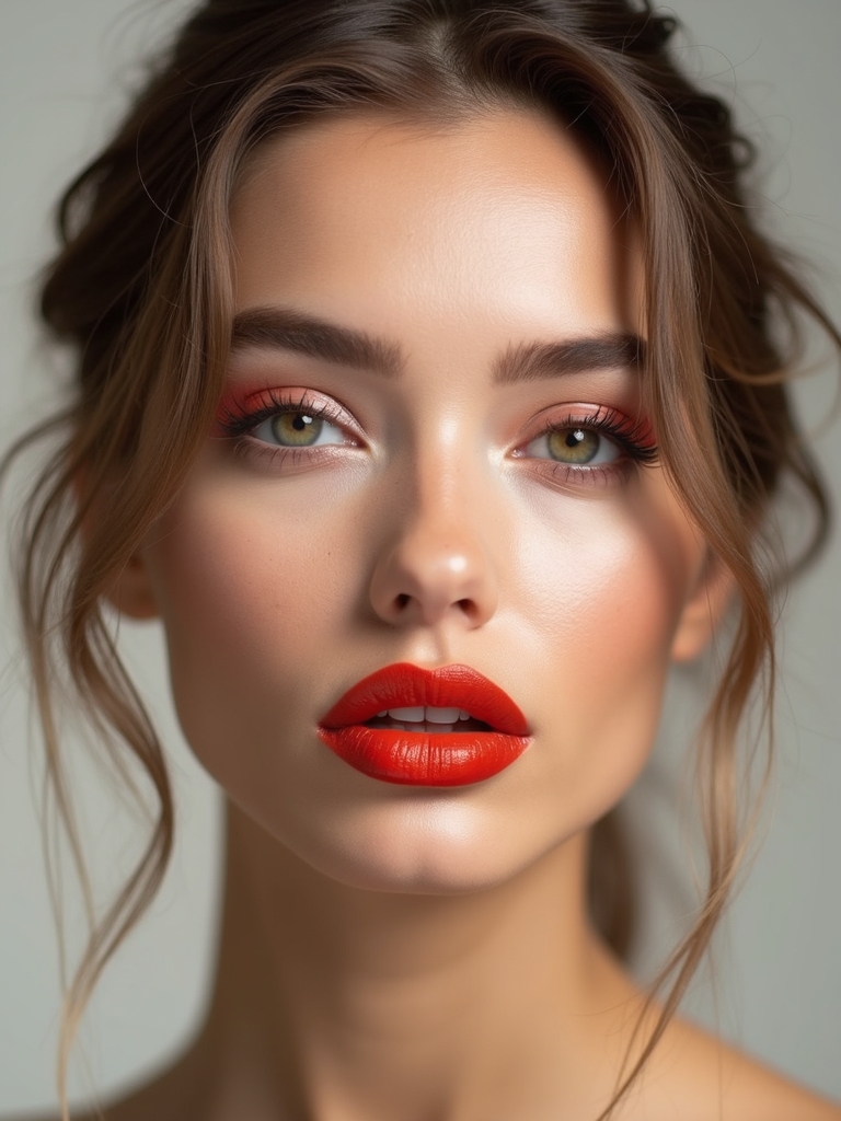 light catching glossy juicy lips