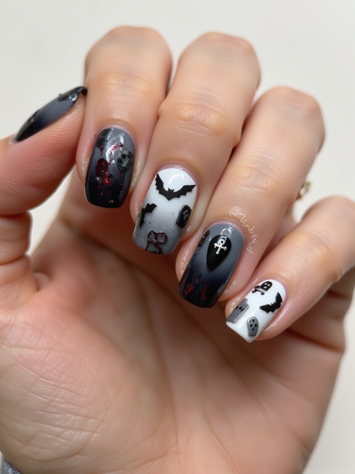 lightweight edgy 3d nailcharms