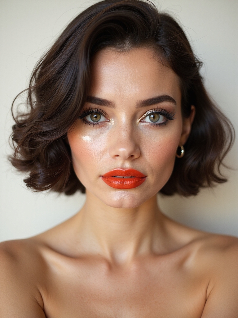 liquid gloss chrome highlighted skin