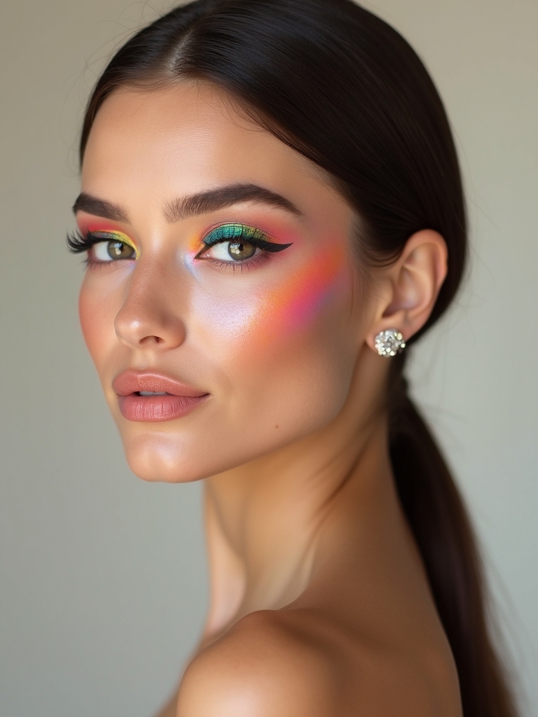 luminous glassy dewy radiance