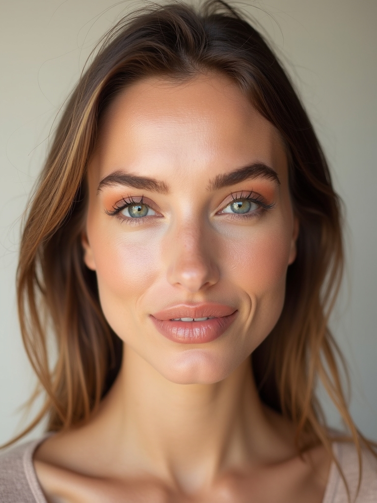 luminous natural no makeup look