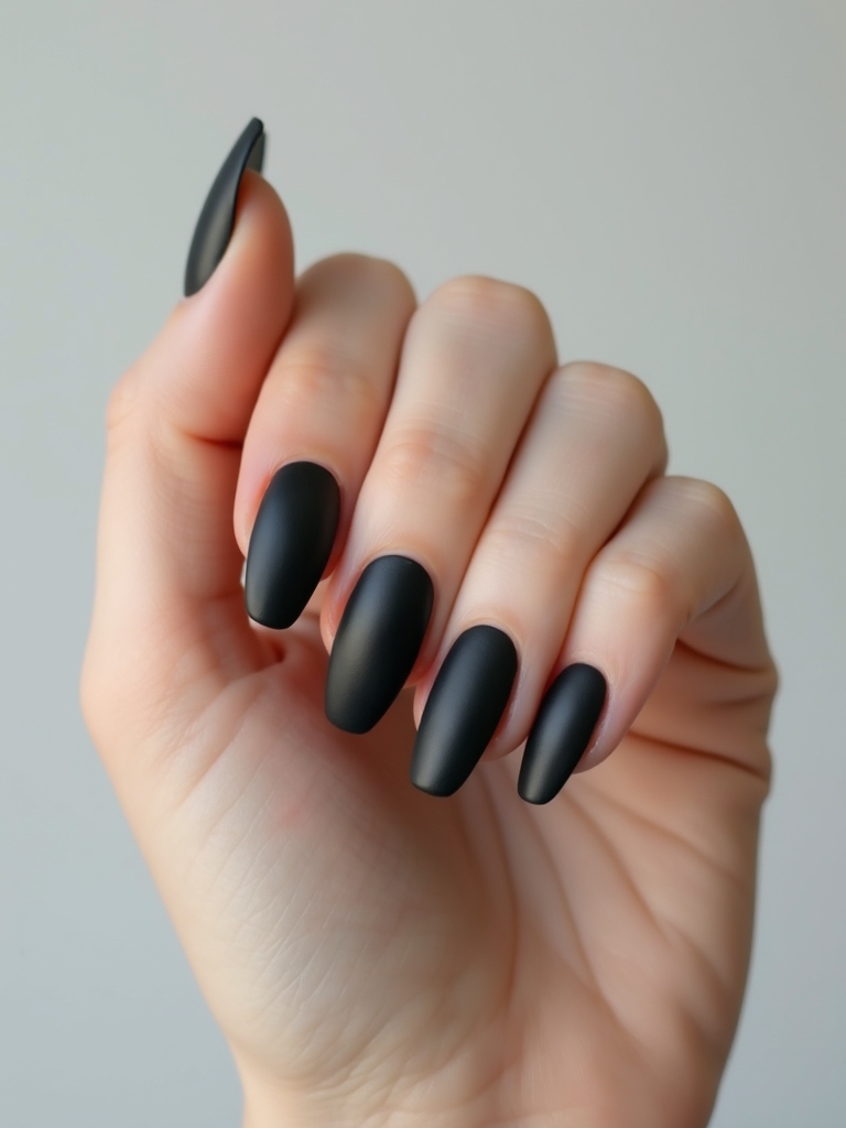matte black with glossy accents