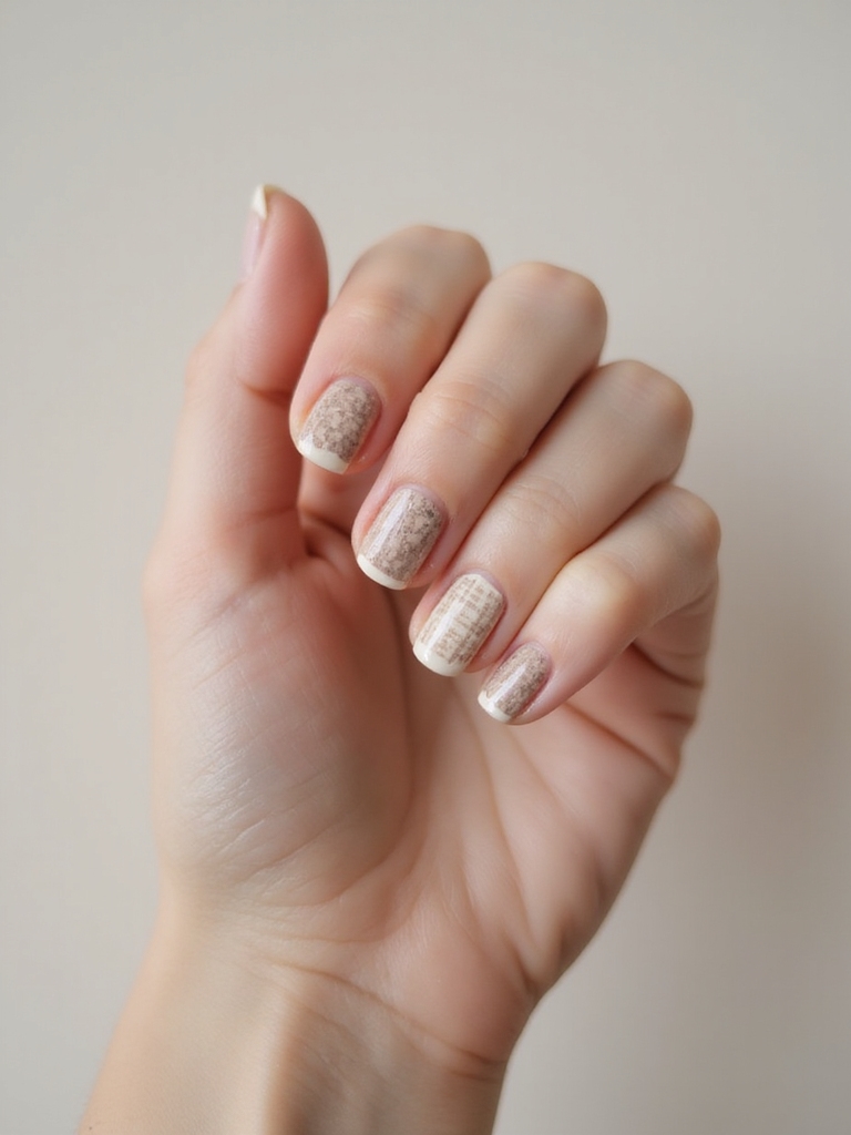 matte gloss neutral micro checkerboard