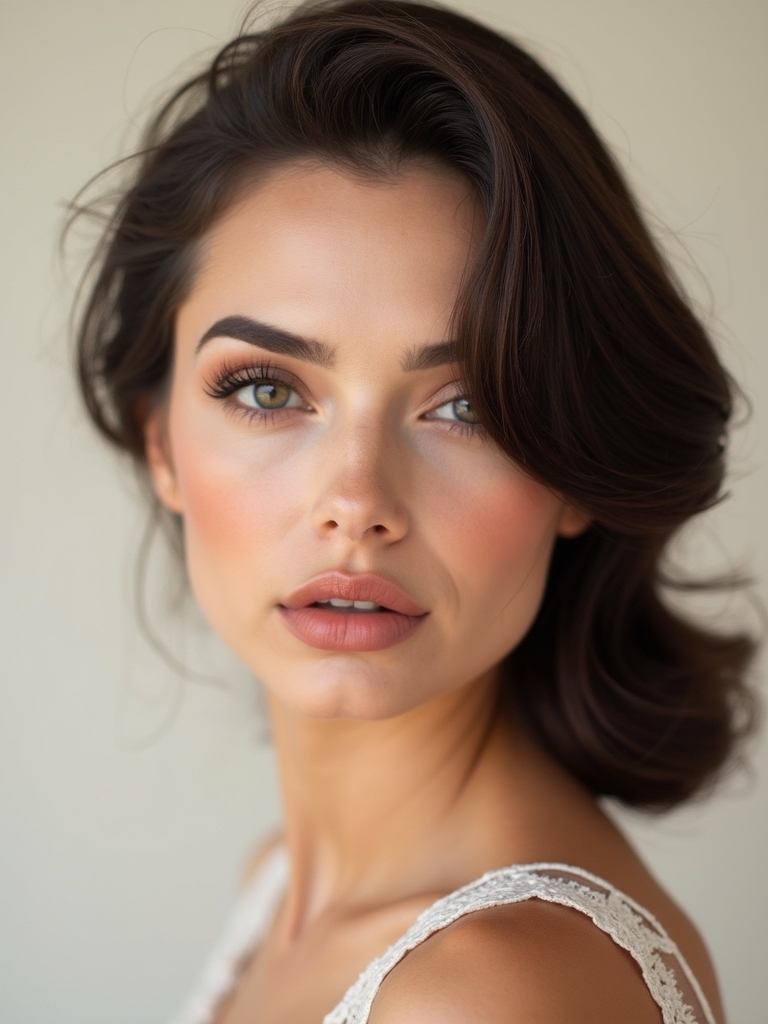 matte porcelain doll face