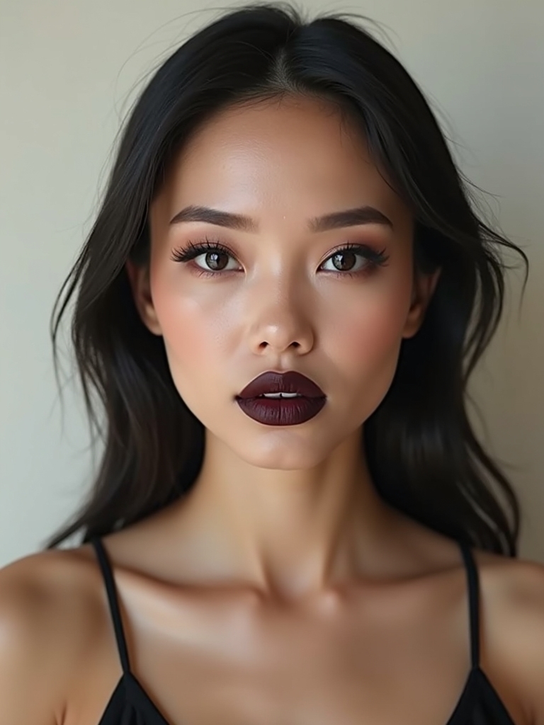 matte porcelain vampish elegance