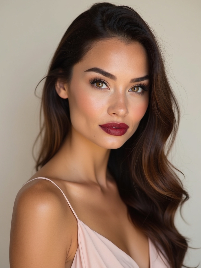matte skin velvet lips