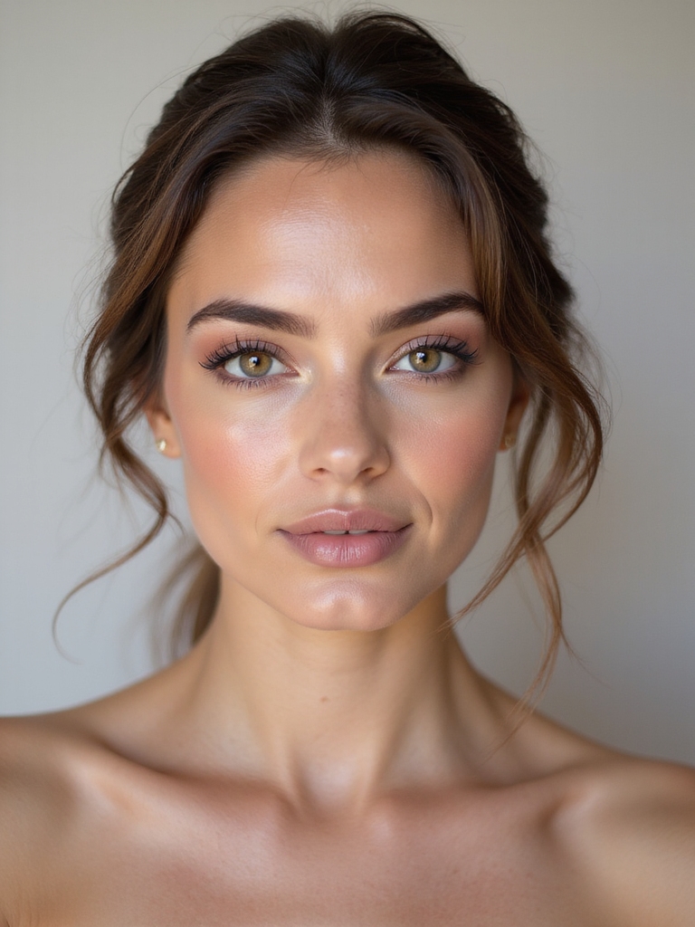 mauve monochrome subtle shimmer