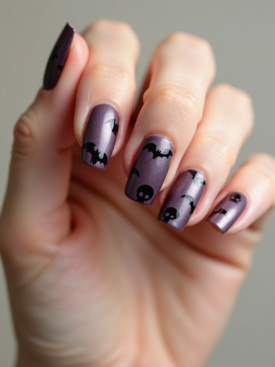 mauve shimmer bats skulls