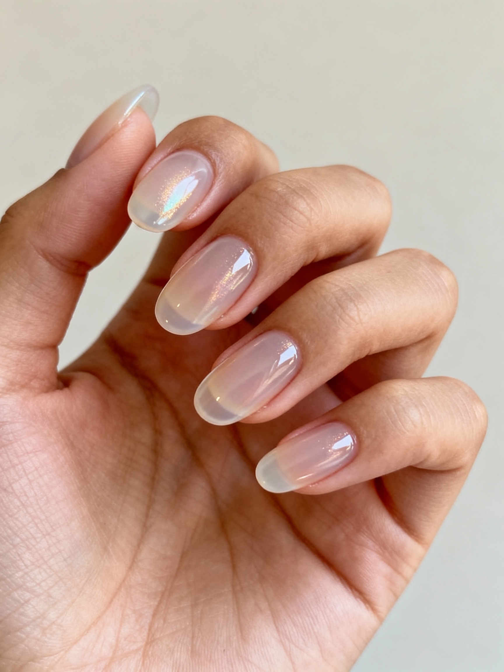 milky glazed ultra gloss finish