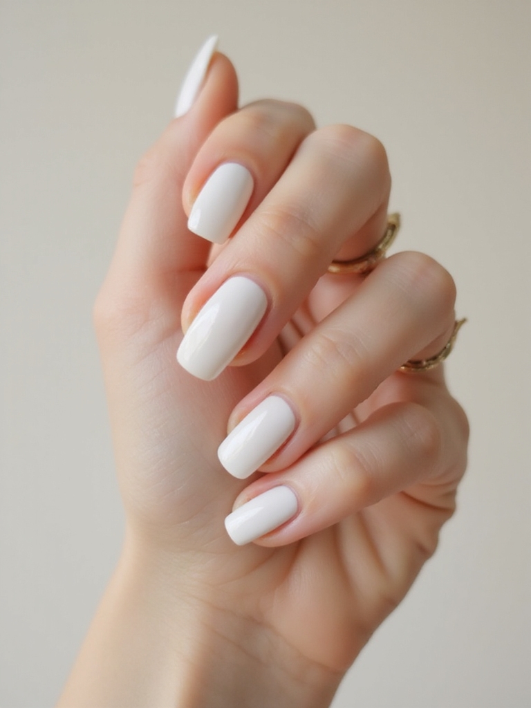 milky glossy low key luxe