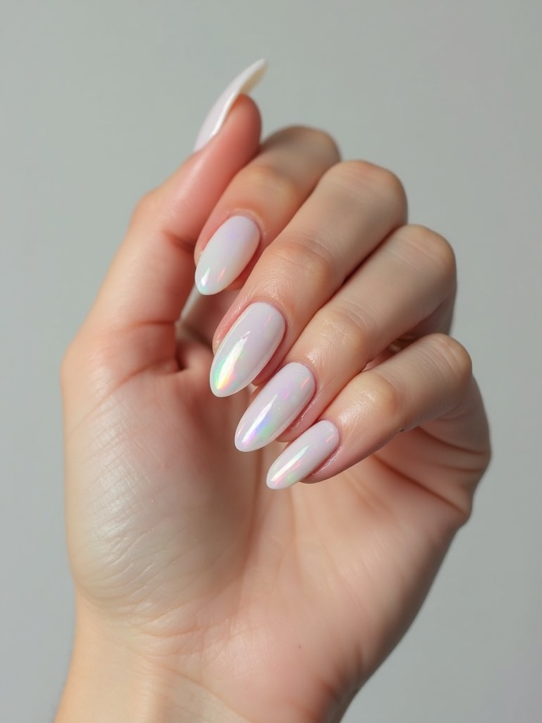 milky pearly glazed chrome