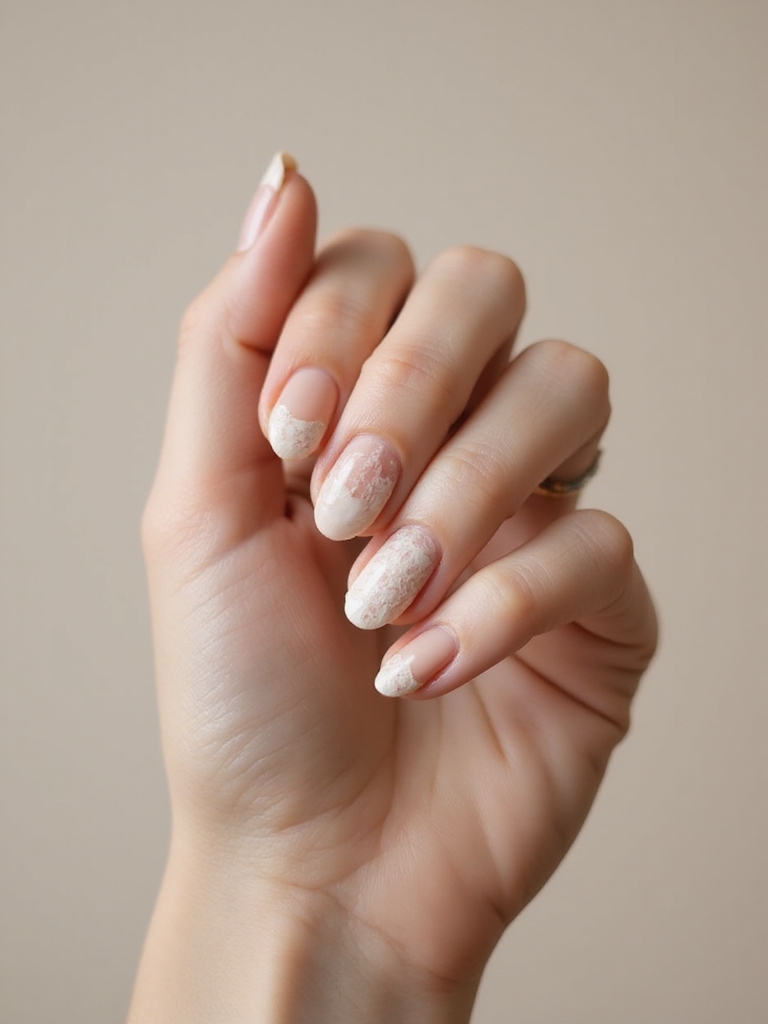 minimalist gauze wrapped ivory accents