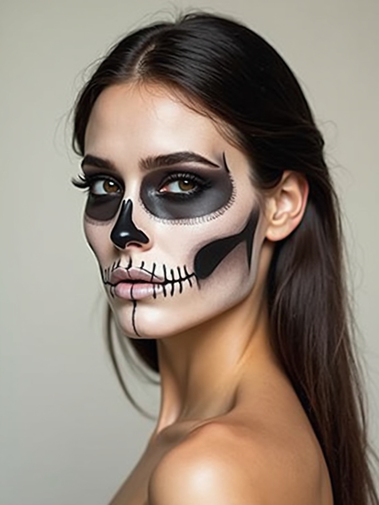 minimalist skull refined facial structure